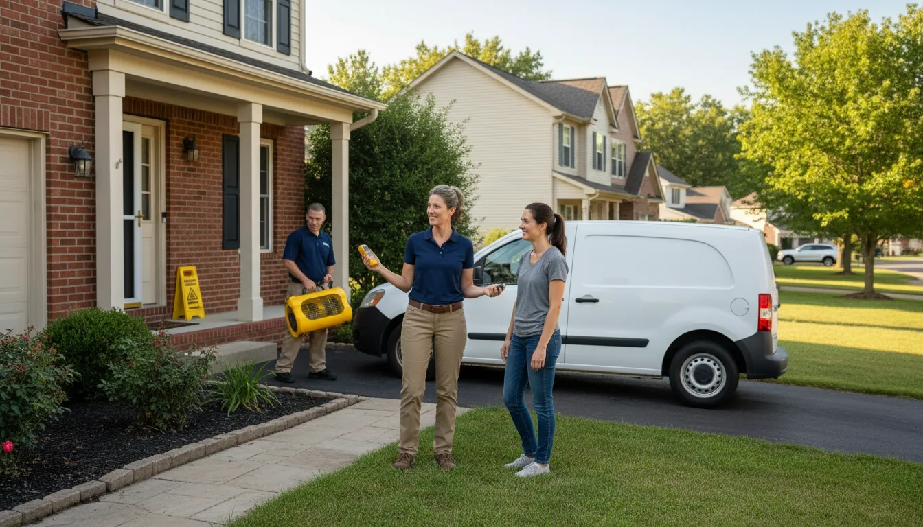 Residential water damage restoration in Happy Jack, AZ